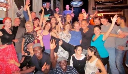 Swing Dancing at Whiskey Bent Saloon